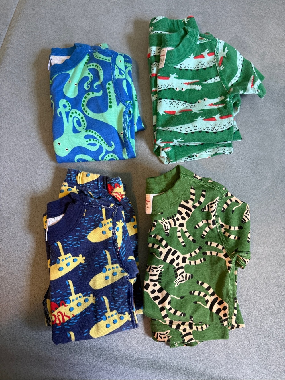 4 sets of Hanna Andersson short pajamas - size 4T